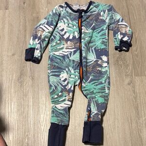 Kids Tales Tropical Print Kids One Piece